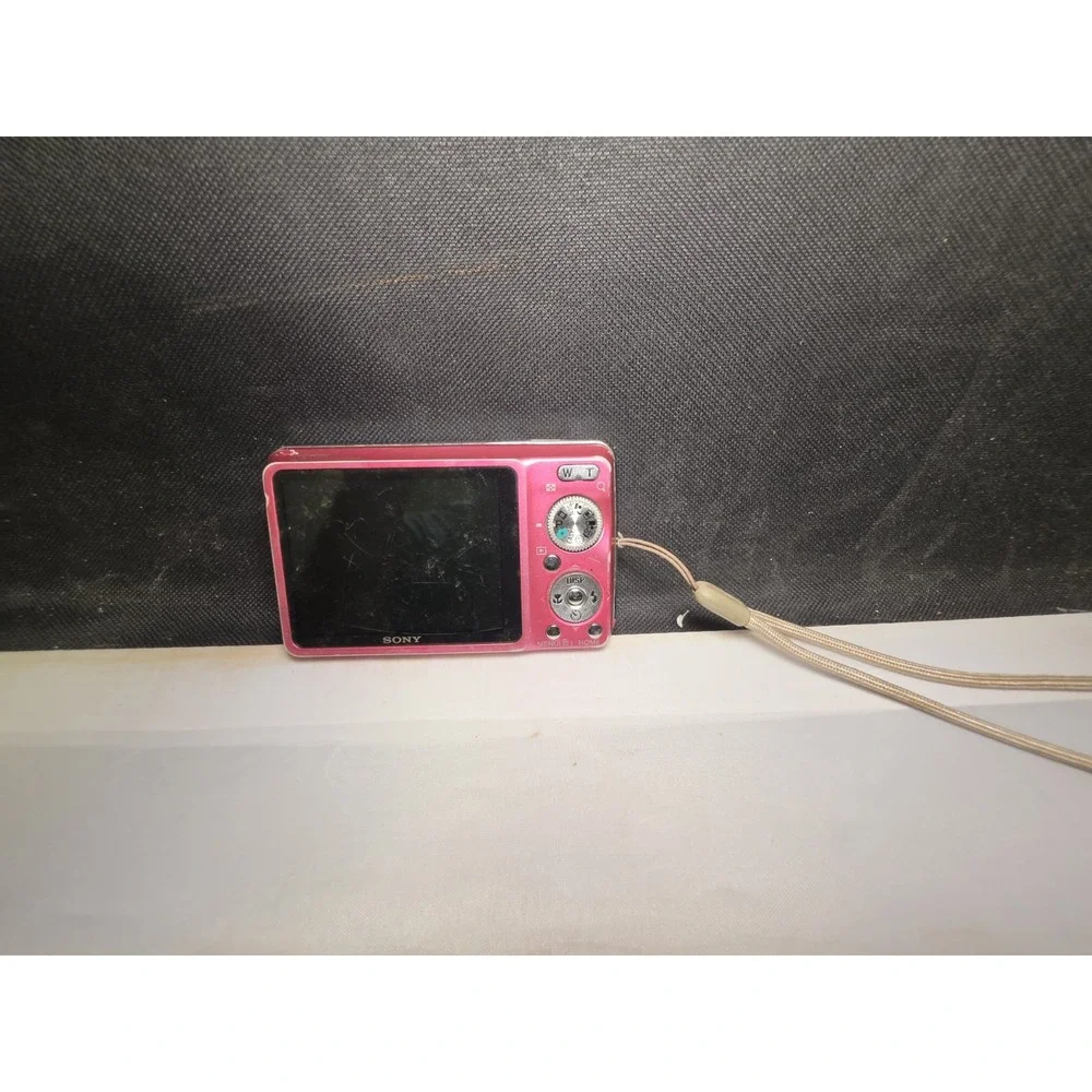 Sony Cyber-shot DSC-W220 12.1MP Digital Point & Shoot Camera Pink Untested